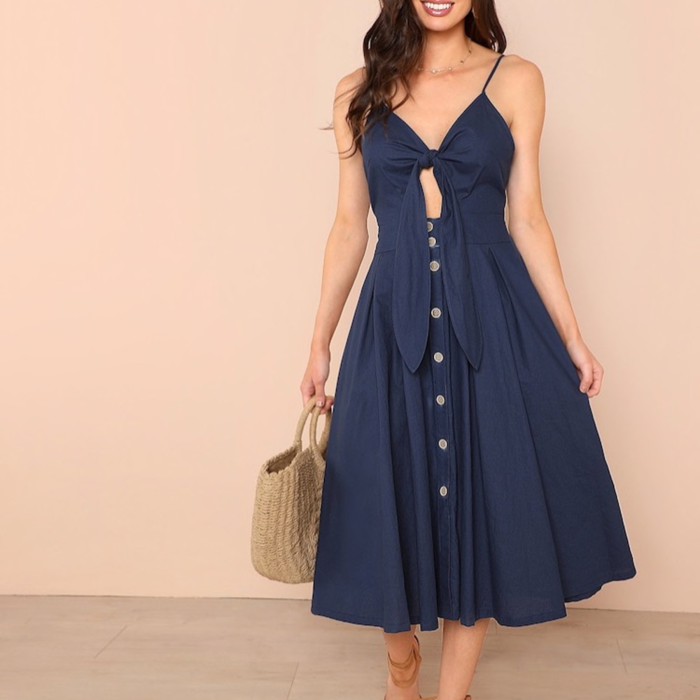 Blue dress